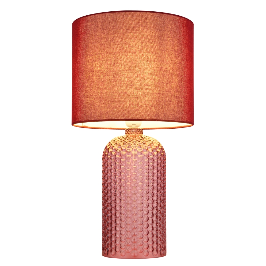 Globo - Lampe de table 1xE27/60W/230V rouge