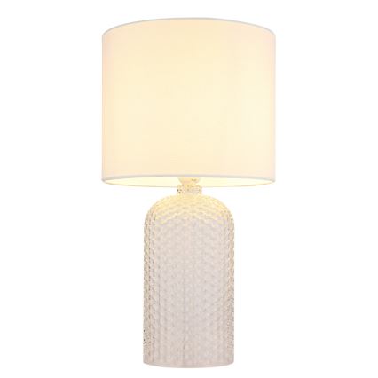Globo - Lampada da tavolo 1xE27/60W/230V bianco