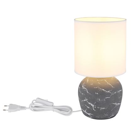 Globo - Lampada da tavolo 1xE14/40W/230V grigio