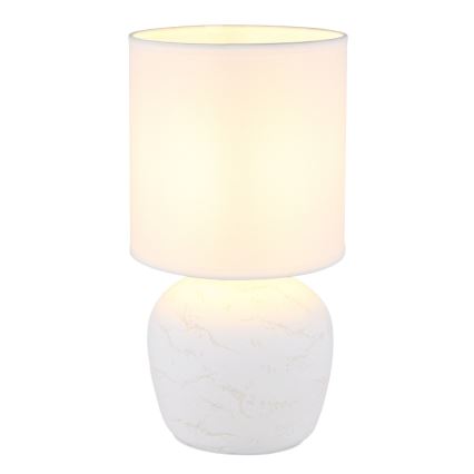 Globo - Lampada da tavolo 1xE14/40W/230V bianco