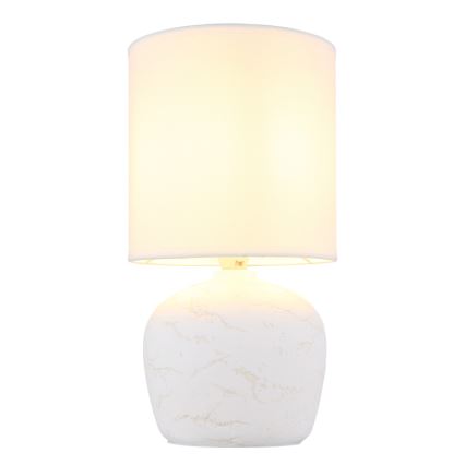 Globo - Lampada da tavolo 1xE14/40W/230V bianco