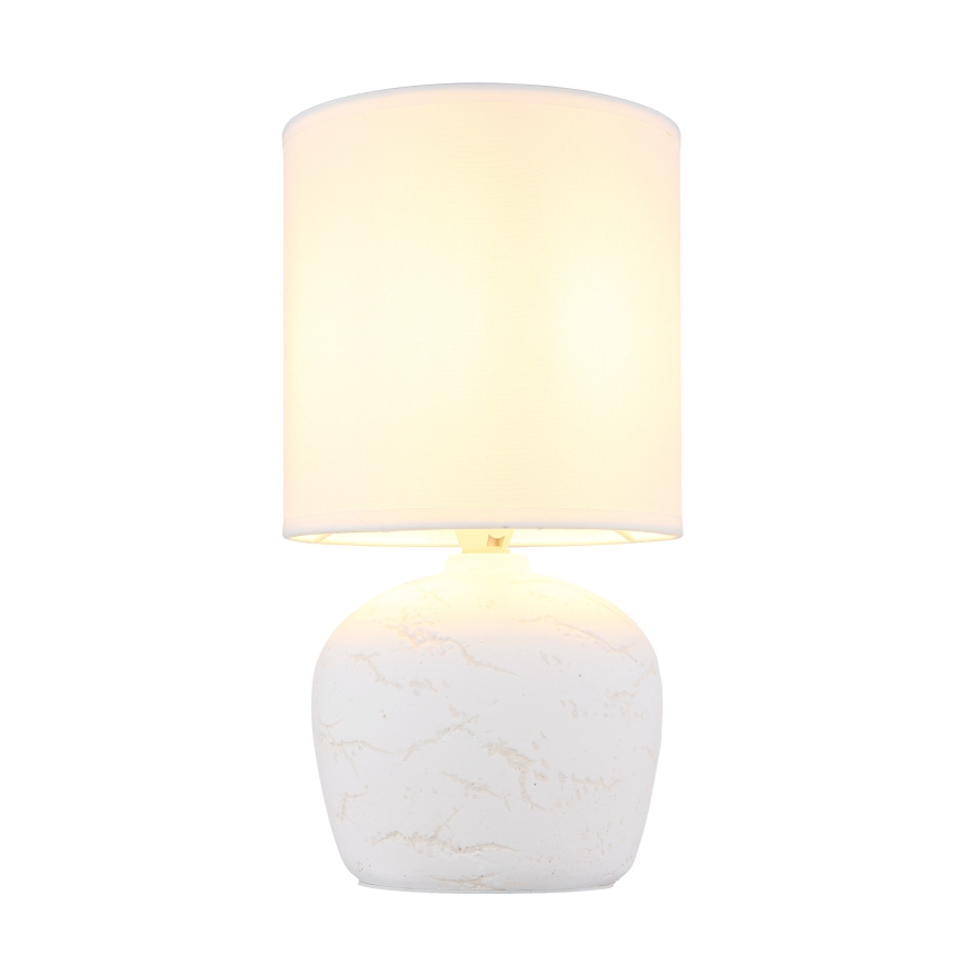 Globo - Lampada da tavolo 1xE14/40W/230V bianco