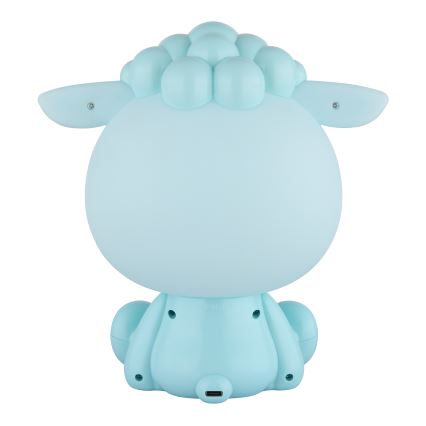 Globo - Kleine aufladbare LED-Kinder-Nachtleuchte mit Dimm-Funktion LED/1W/5V 500 mAh blau