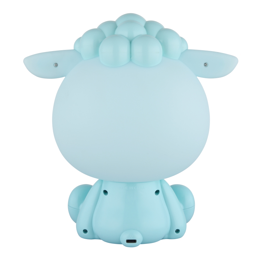 Globo - Kleine aufladbare LED-Kinder-Nachtleuchte mit Dimm-Funktion LED/1W/5V 500 mAh blau