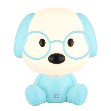Globo - Petite veilleuse rechargeable à intensité variable pour enfants LED/1W/5V 500 mAh bleu