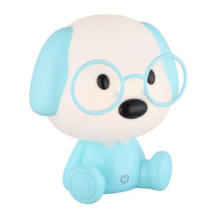 Globo - Petite veilleuse rechargeable à intensité variable pour enfants LED/1W/5V 500 mAh bleu