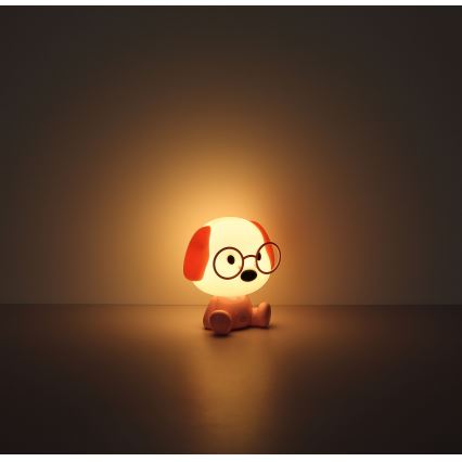 Globo - LED Dimmerabile ricaricabile per bambini notte piccola lampada LED/1W/5V 500 mAh rosa