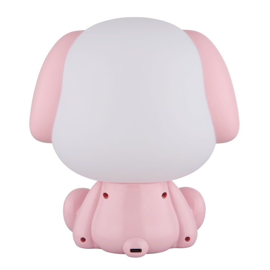 Globo - LED Dimmerabile ricaricabile per bambini notte piccola lampada LED/1W/5V 500 mAh rosa