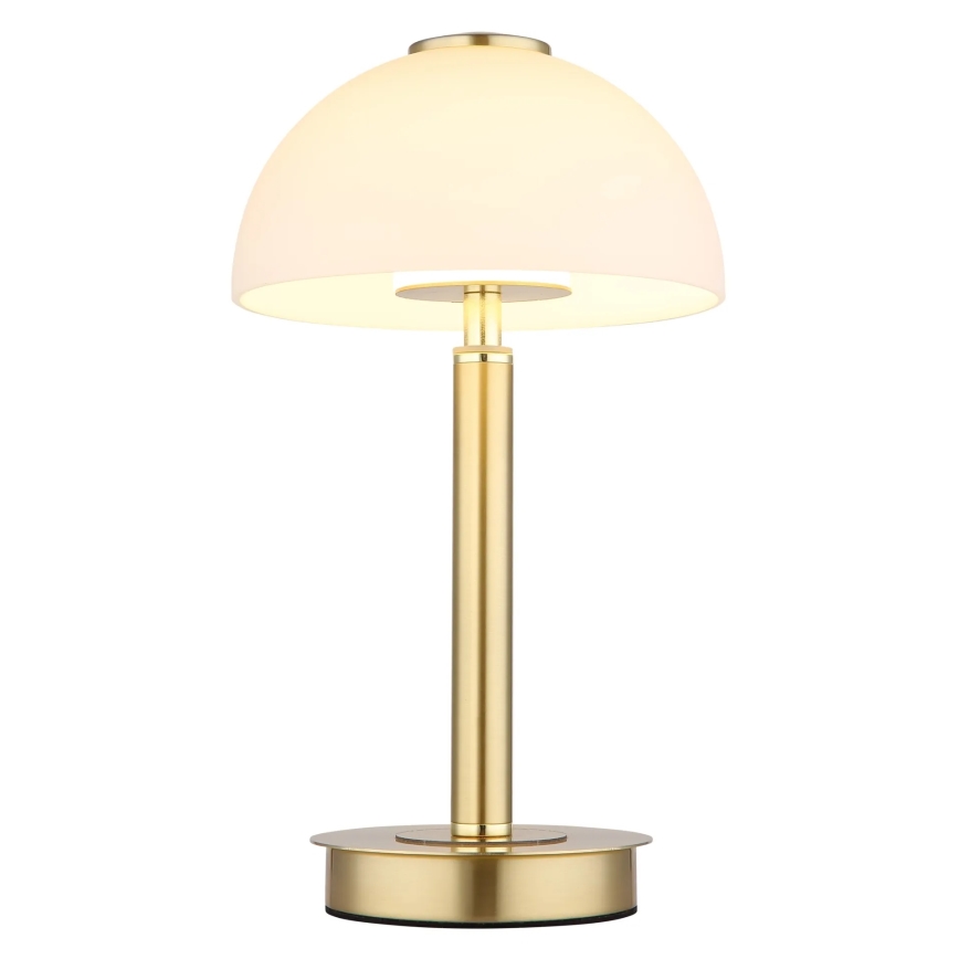 Globo - Lampe de table tactile LED dimmable, 7 W, 230 V, 3000 K, laiton