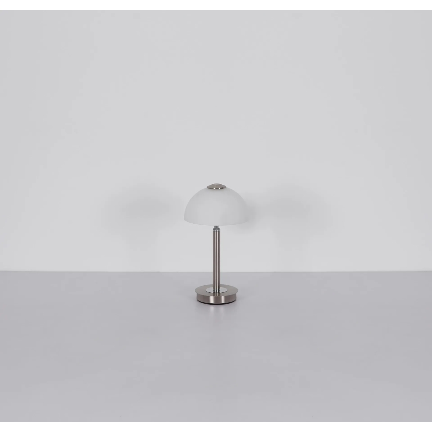 Globo - Lampe de table tactile à LED dimmable, 7 W, 230 V, 3000 K, chrome mat