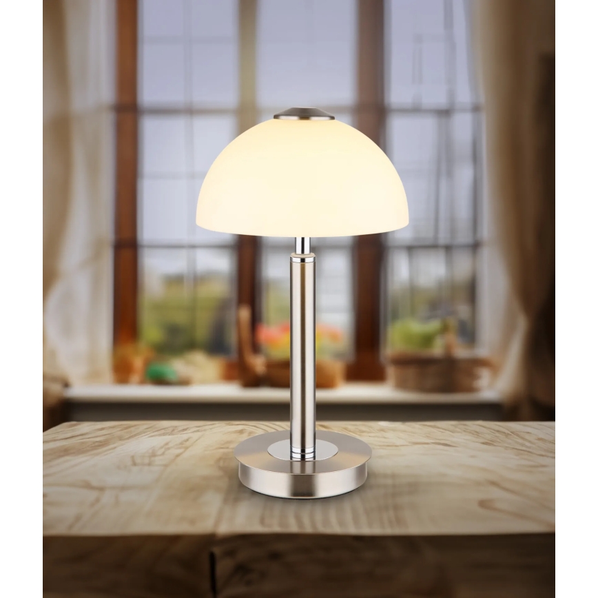 Globo - Lampe de table tactile dimmable LED/7W/230V 3000K chrome mat