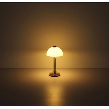 Globo - LED-dimmbare Touch-Tischlampe LED/7W/230V 3000K mattchrom