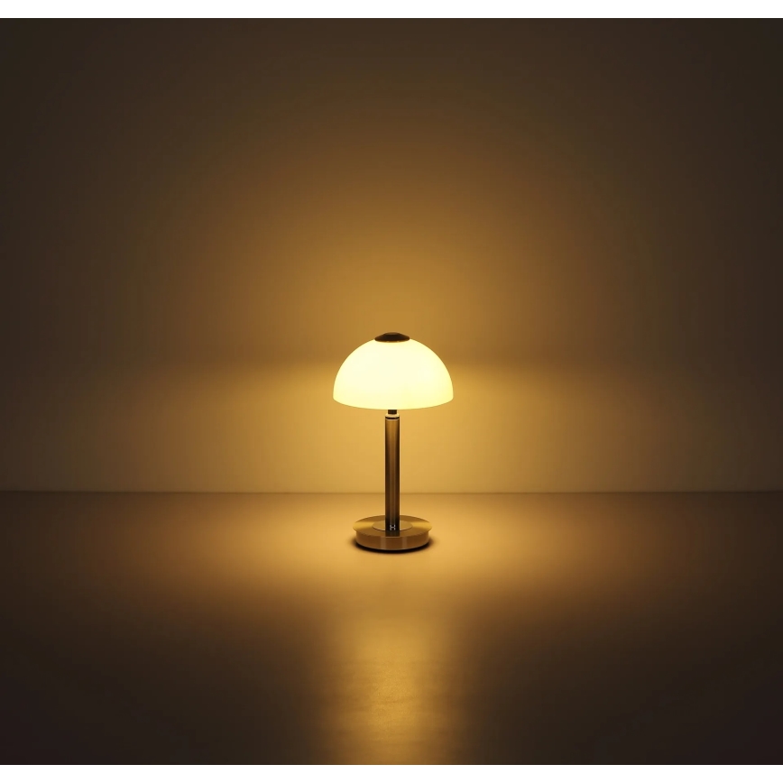 Globo - LED-dimmbare Touch-Tischlampe LED/7W/230V 3000K mattchrom