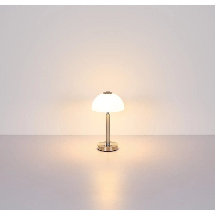 Globo - LED-dimmbare Touch-Tischlampe LED/7W/230V 3000K mattchrom