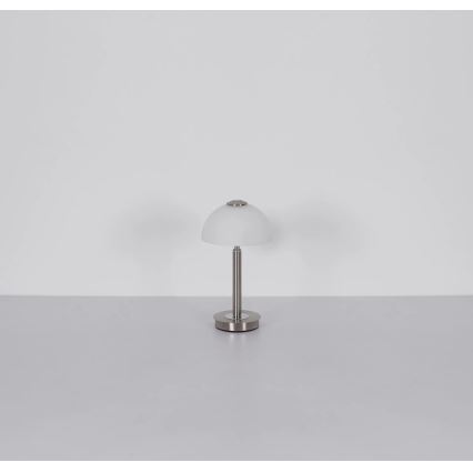 Globo - LED-dimmbare Touch-Tischlampe LED/7W/230V 3000K mattchrom