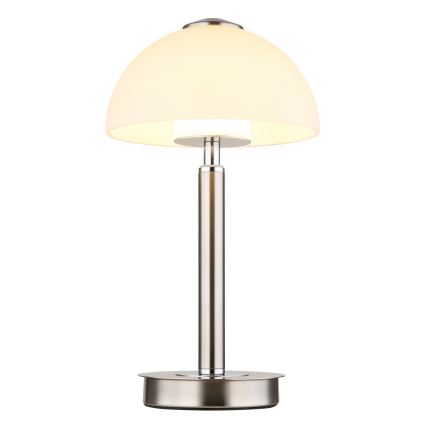 Globo - LED-dimmbare Touch-Tischlampe LED/7W/230V 3000K mattchrom