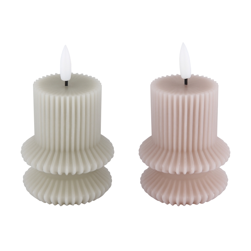 Globo - ENSEMBLE 2x Bougie LED LED/0,06W/3V 1xCR2032 210 mAh