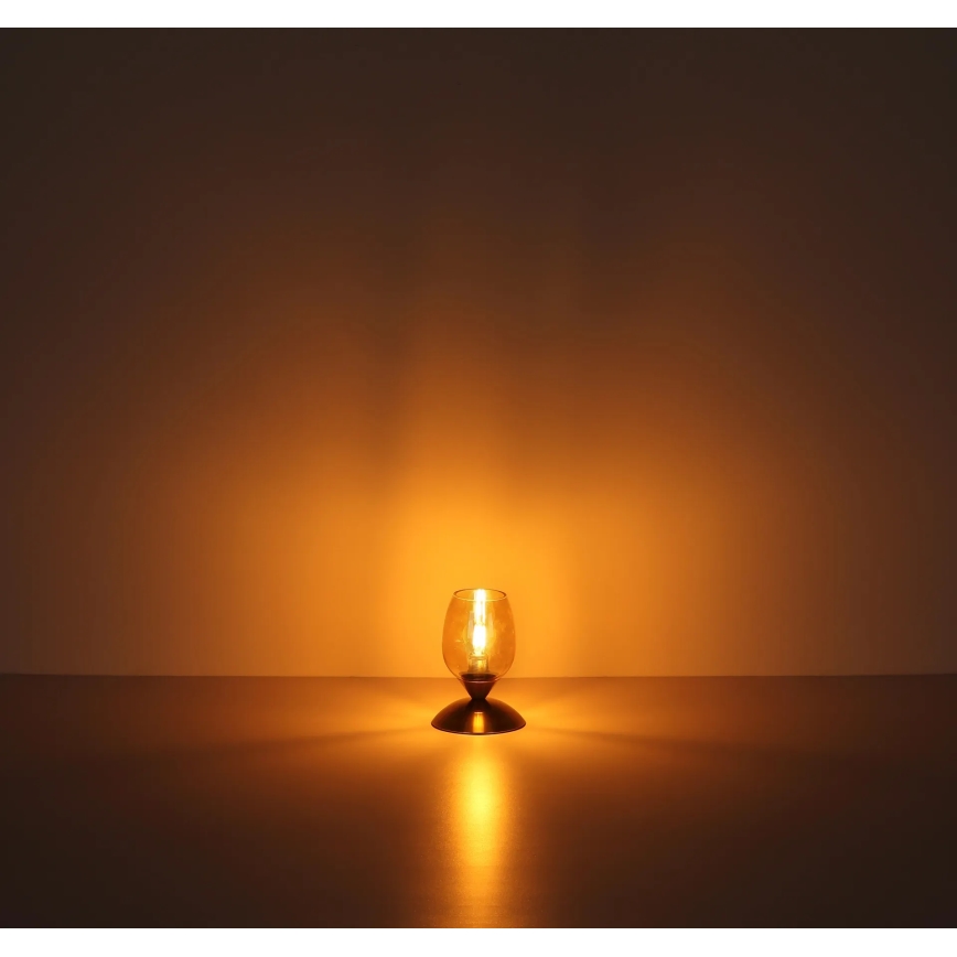 Globo - Lampe de table tactile 1xE14/25W/230V noir