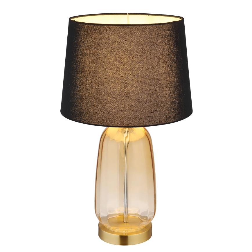 Globo - Lampe de table 1xE27/40W/230V noire/marron