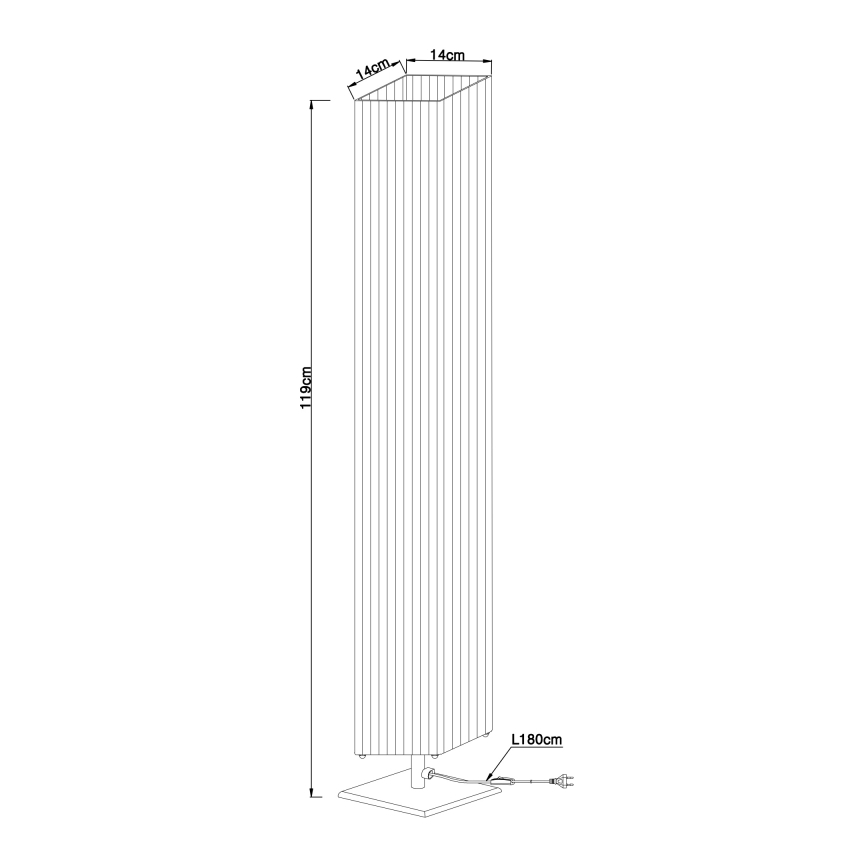 GLOBO 24662 - Lampadaire BAILEY 2xE27/40W/230V