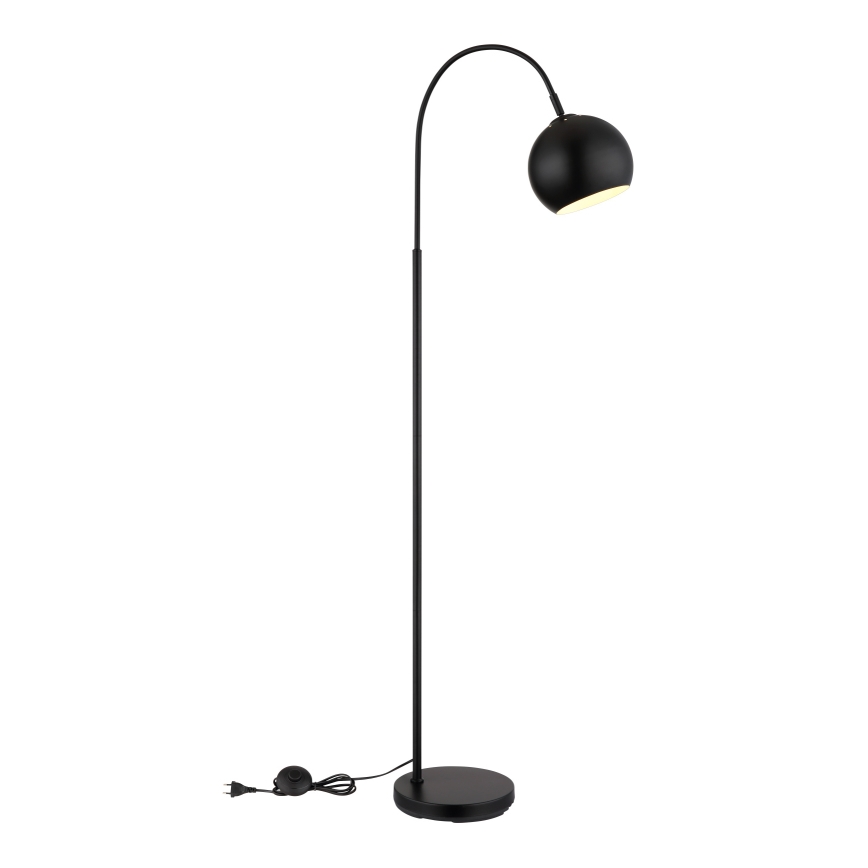 Globo - Lampadaire 1xE27/60W/230V noir