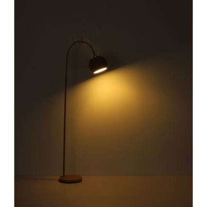 Globo - Lampadaire 1xE27/60W/230V noir