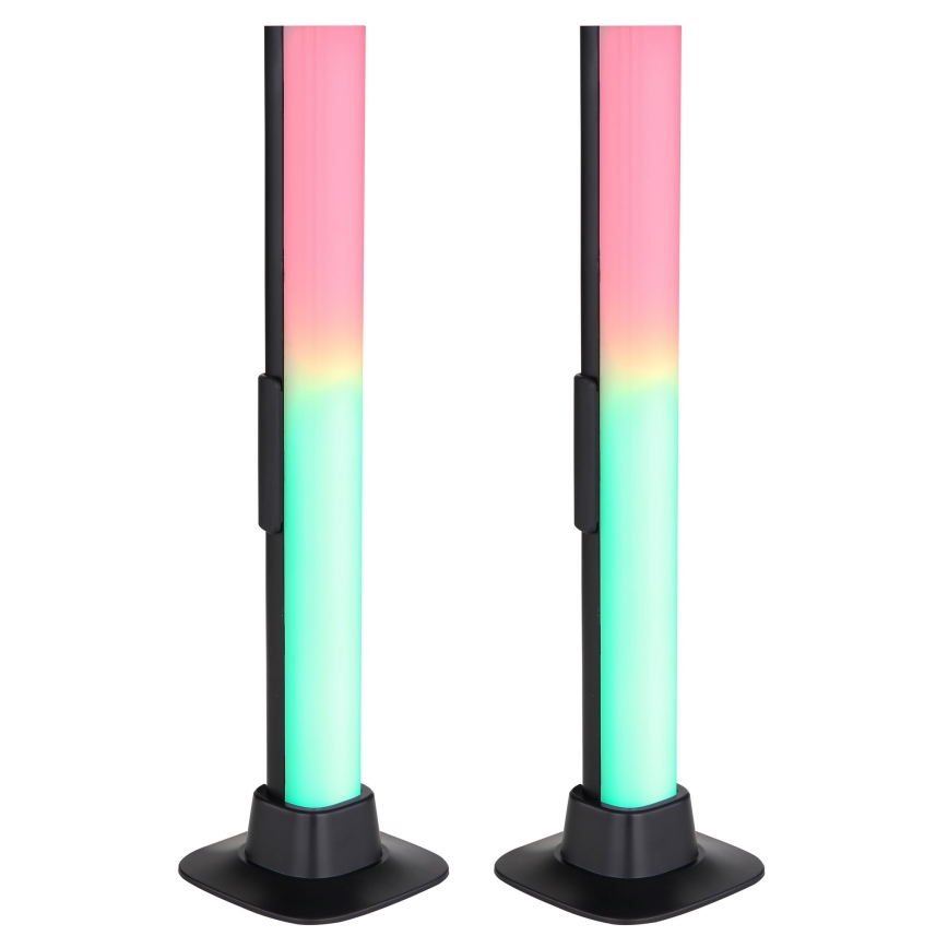 Globo RGB- SET 2x LED RGB Lampada da tavolo dimmerabile 2in1 LED/2W/5V Wi-Fi Tuya