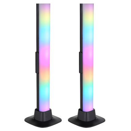 Globo RGB- SET 2x LED RGB Lampada da tavolo dimmerabile 2in1 LED/2W/5V Wi-Fi Tuya