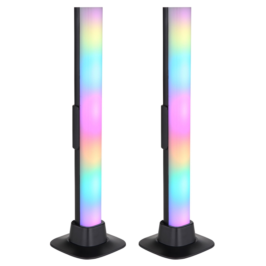 Globo RGB- SET 2x LED RGB Lampada da tavolo dimmerabile 2in1 LED/2W/5V Wi-Fi Tuya