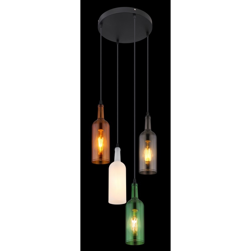 Globo - Lampadario su filo 4xE27/8W/230V