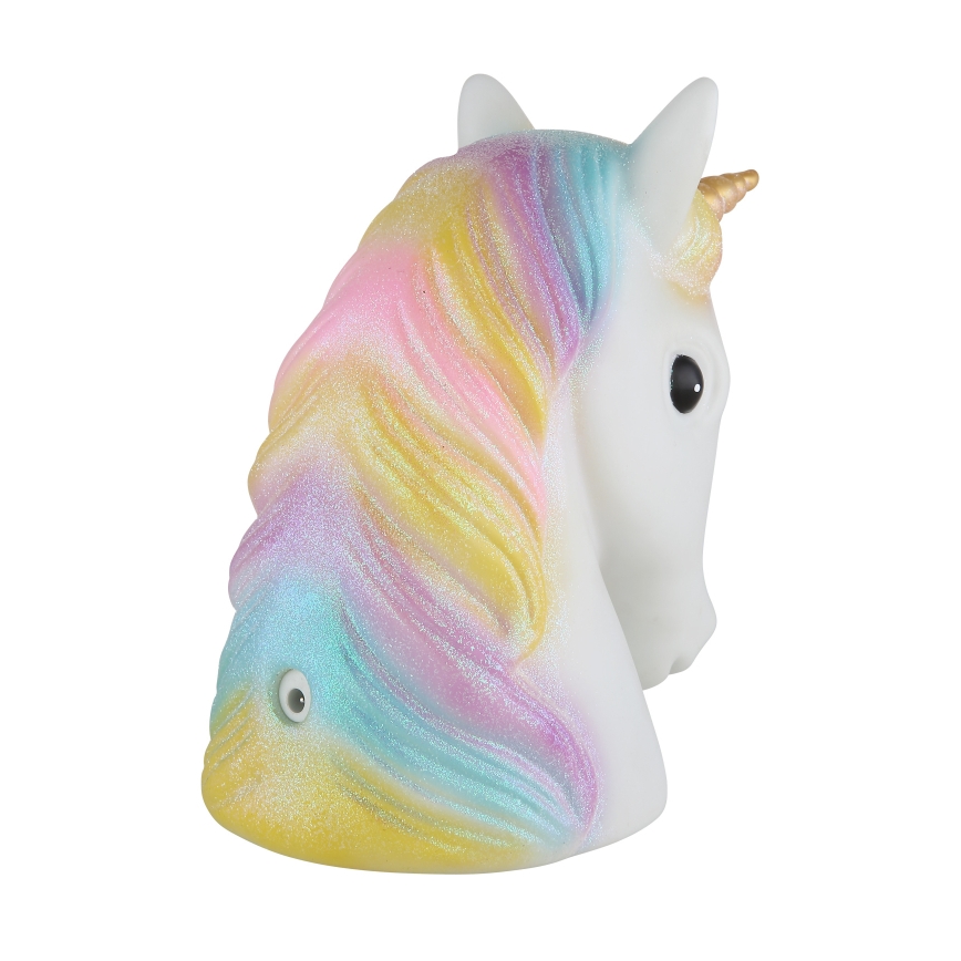 Globo - Kleine LED-Nachtleuchte für Kinder LED/1W/230/4,5V 3xAA Einhorn