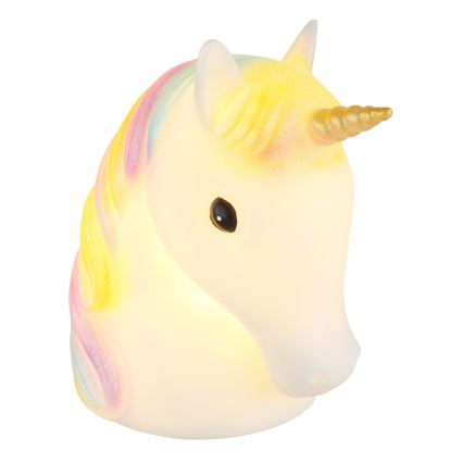 Globo - Lampada LED notturna per bambini LED/1W/230/4,5V 3xAA unicorno