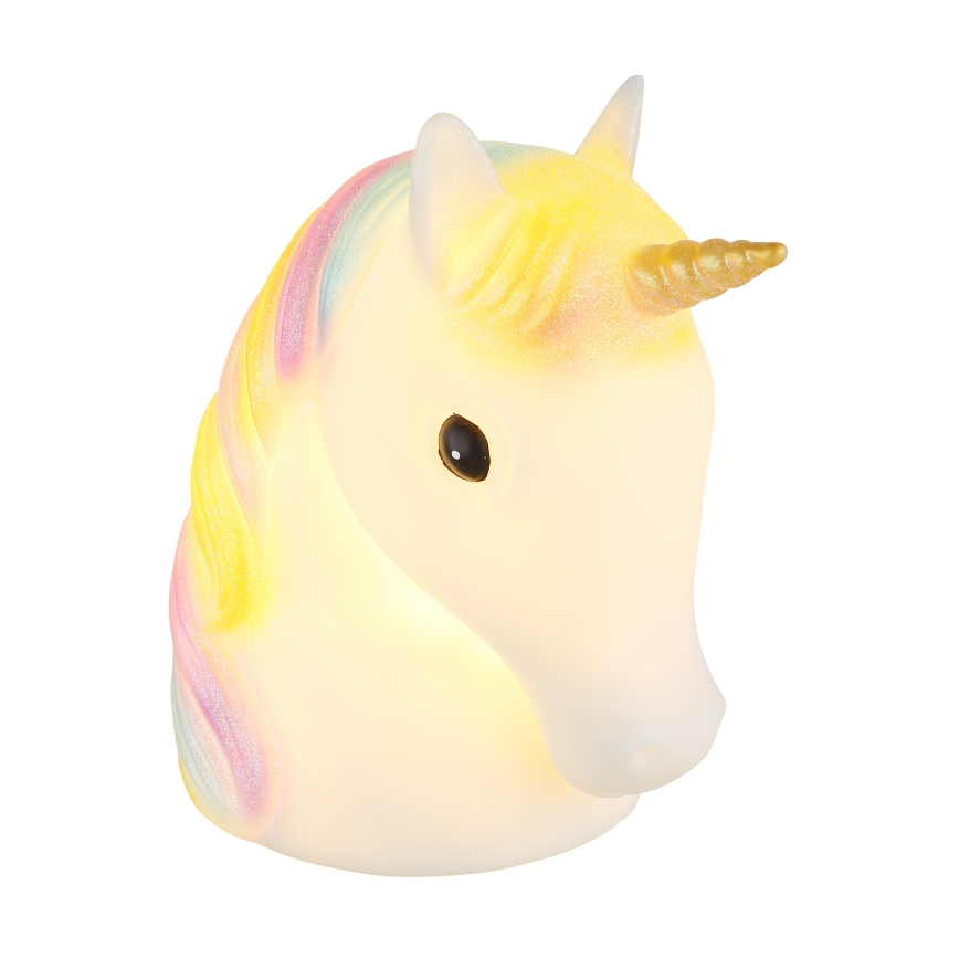 Globo - Lampada LED notturna per bambini LED/1W/230/4,5V 3xAA unicorno