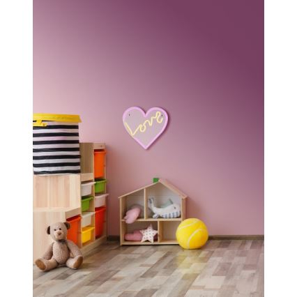 Globo - Décoration murale néon LED/3W/USB cœur