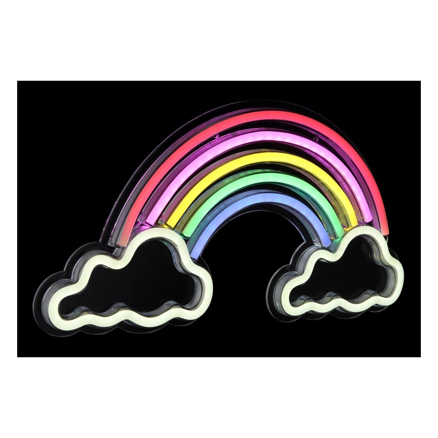 Globo - LED Decorazione murale al neon LED/3W/USB arcobaleno