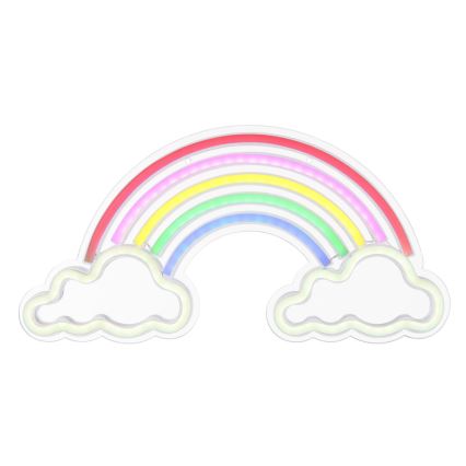 Globo - LED-Neon-Wanddekoration LED/3W/USB Regenbogen