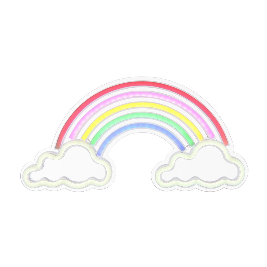 Globo - LED-Neon-Wanddekoration LED/3W/USB Regenbogen