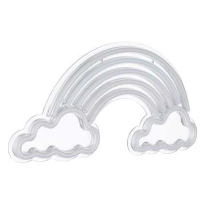Globo - LED-Neon-Wanddekoration LED/3W/USB Regenbogen