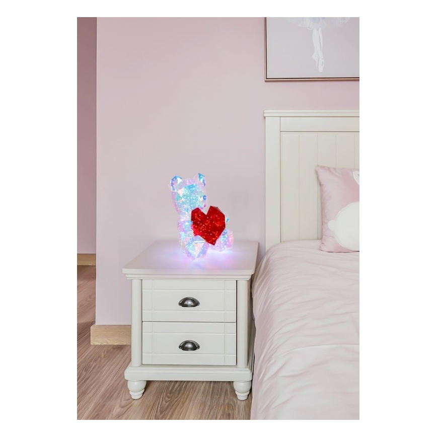 Globo - Decorazione da tavolo LED LED/6W/5V USB orso