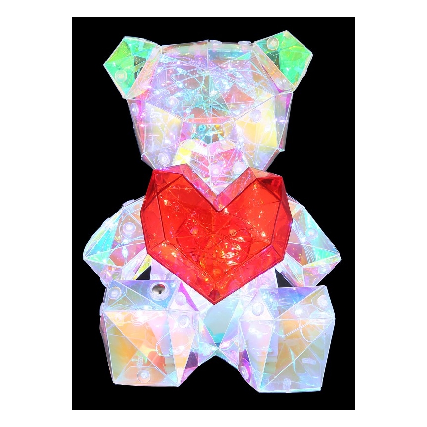 Globo - Dimmbare, aufladbare LED-Tischdekoration LED/3W/5V 1200 mAh Bär