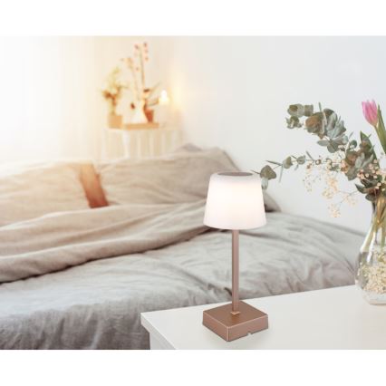 Globo - Lampe de table tactile à intensité variable LED/2W/5V 3000/4500/6500K 800 mAh beige