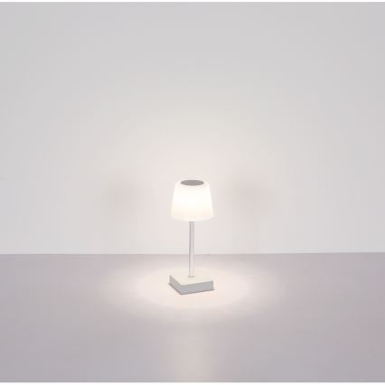 Globo - Lampe de table tactile à intensité variable LED/2W/5V 3000/4500/6500K 800 mAh argent