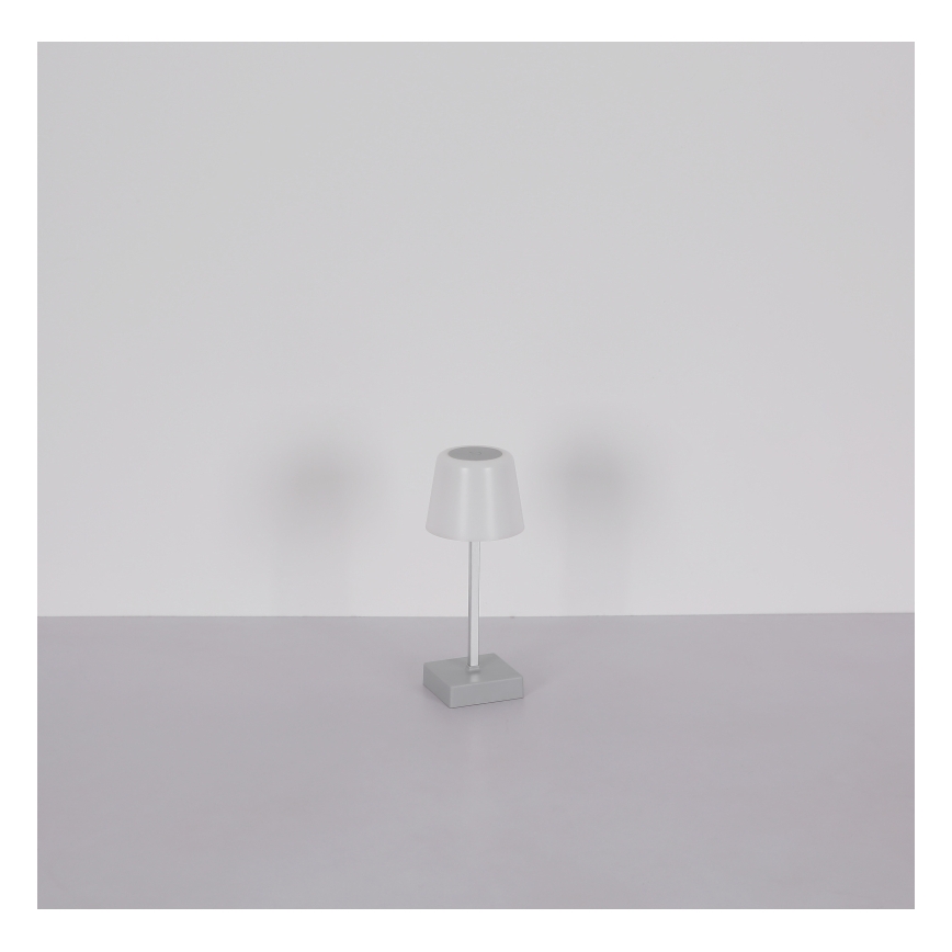 Globo - Lampe de table tactile à intensité variable LED/2W/5V 3000/4500/6500K 800 mAh argent