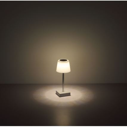 Globo - Lampe de table tactile à intensité variable LED/2W/5V 3000/4500/6500K 800 mAh blanc