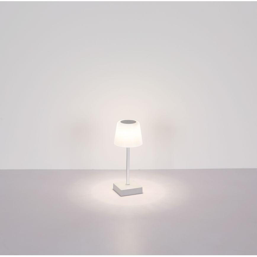 Globo - Lampe de table tactile à intensité variable LED/2W/5V 3000/4500/6500K 800 mAh blanc