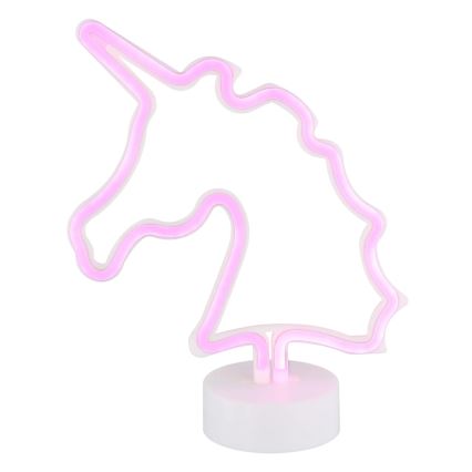 Globo - Decorazione da tavolo LED Neon LED/2W/3xAA unicorno