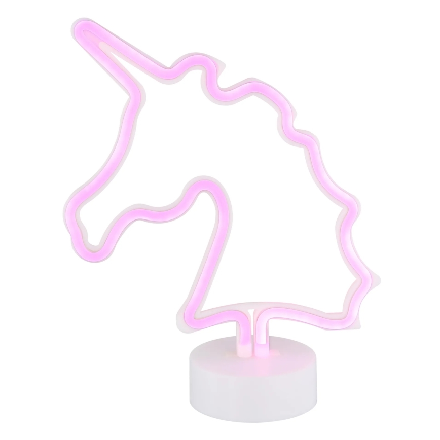 Globo - Decorazione da tavolo LED Neon LED/2W/3xAA unicorno