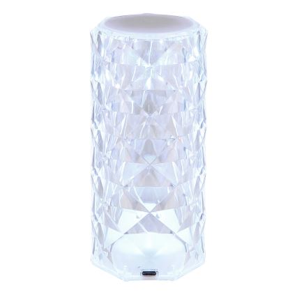 Globo - LED RGB Lampada da tavolo ricaricabile LED/0,6W/3,7V 500mAh