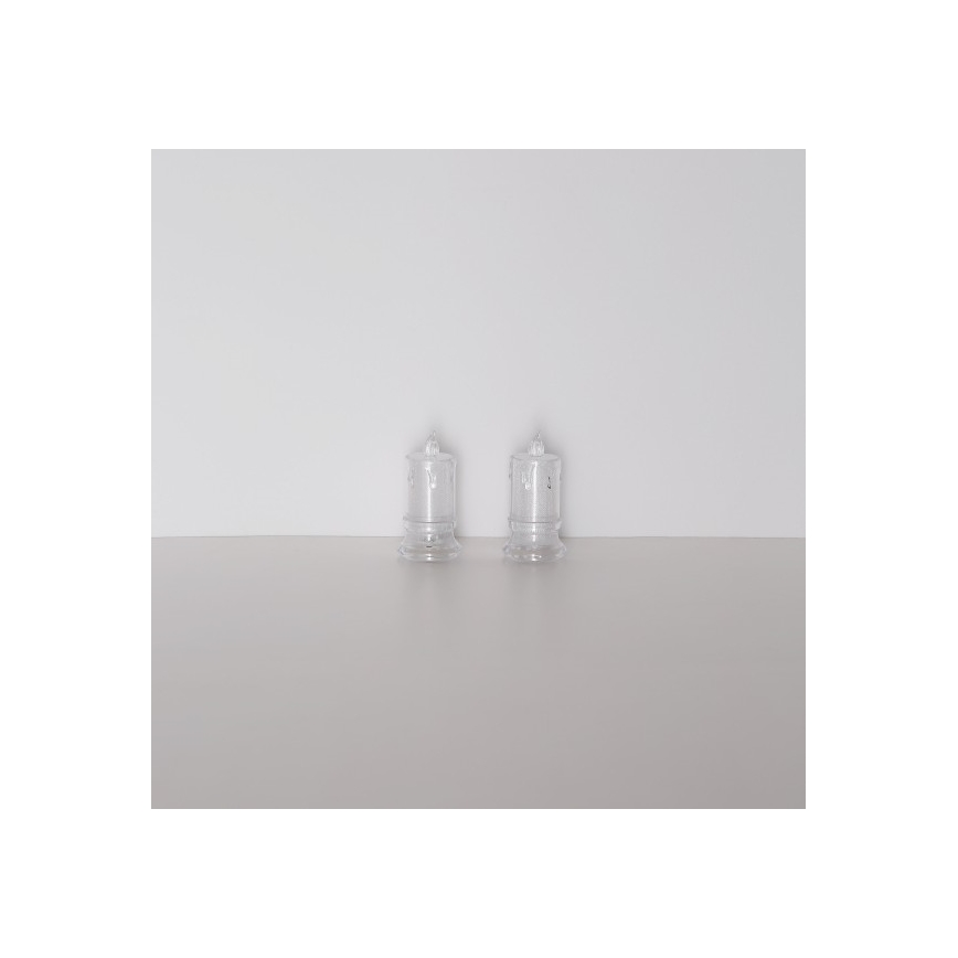 Globo - SET 2x Candela LED LED/0,25W/3xLR1130