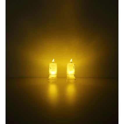 Globo - SET 2x LED-Kerze LED/0,25W/3xLR1130